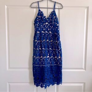 V Neck Spaghetti Strap Lace Dress Sleeveless Sexy Backless Dress with Pockets